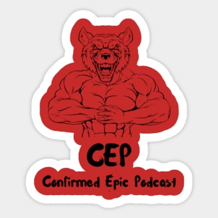 Werewolf Pac Tee Sticker